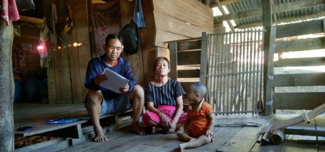 13-19 ธันวาคม 2567 สสช.บ้านห้วยกระทิงร่วมกับอาสาสมัครสาธารณสุขหมู่ที่6 บ้านห้วยกระทิง รณรงค์คัดกรองผู้สูงอายุ 9 ด้าน