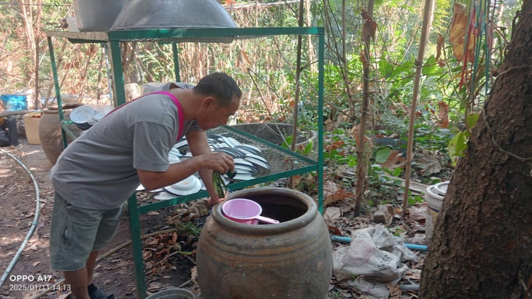 8-9/1/68 รพ.สต.บ้านสันป่าไร่ร่วมกับอาสาสมัครสาธารณสุขหมู่ที่2,3,5,6และ7 สำรวจและทำลายแหล่งเพาะพันธ์ลูกน้ำยุงลาย รอบที่ 1 เดือนมกราคม 2568