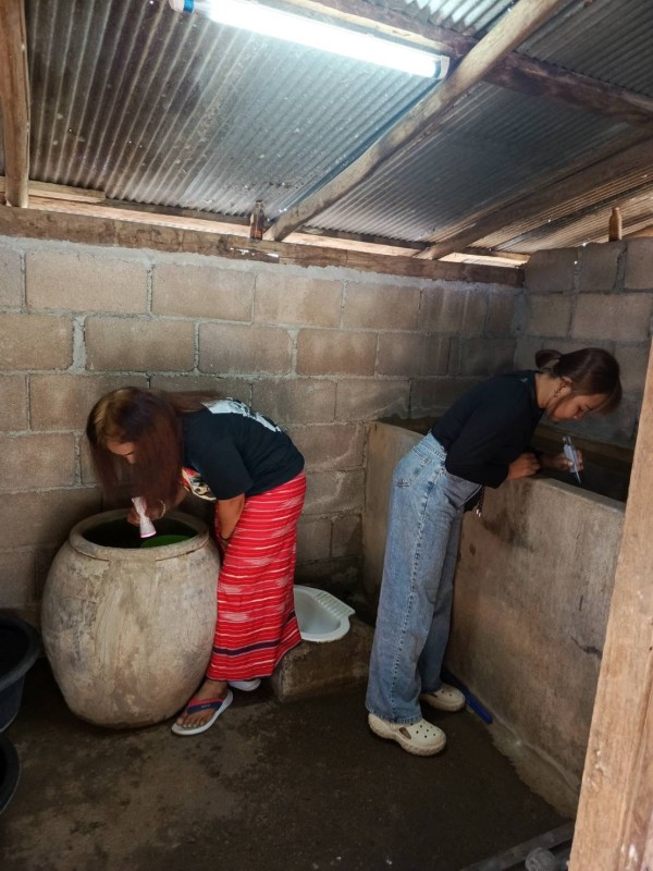 8-9/1/68 รพ.สต.บ้านสันป่าไร่ร่วมกับอาสาสมัครสาธารณสุขหมู่ที่2,3,5,6และ7 สำรวจและทำลายแหล่งเพาะพันธ์ลูกน้ำยุงลาย รอบที่ 1 เดือนมกราคม 2568