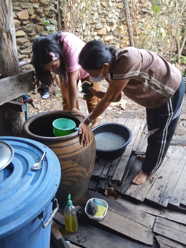 8-9/1/68 รพ.สต.บ้านสันป่าไร่ร่วมกับอาสาสมัครสาธารณสุขหมู่ที่2,3,5,6และ7 สำรวจและทำลายแหล่งเพาะพันธ์ลูกน้ำยุงลาย รอบที่ 1 เดือนมกราคม 2568