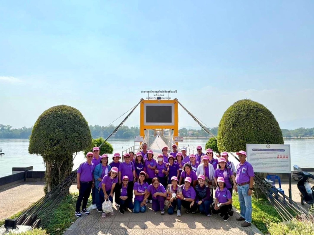 รถไฟนำเที่ยว อบจ.ตาก ออกบริการนำเที่ยวให้กับ “ชมรมลูกแม่ปิงตาก”