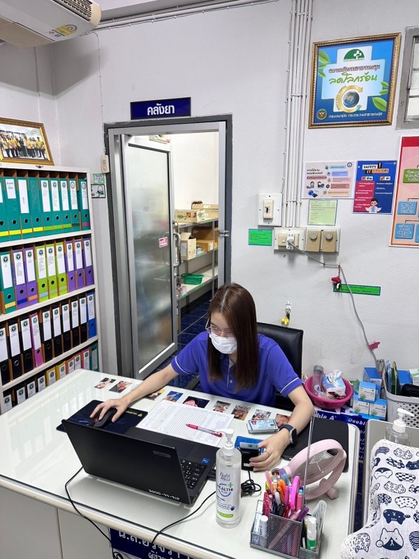 18 ก.พ.68 รพ.สต.บ้านสันป่าไร่ ให้บริการเจาะเลือด,วัดความดันโลหิต ผู้ป่วยโรคความดันโลหิตสูง (กลุ่ม2) 