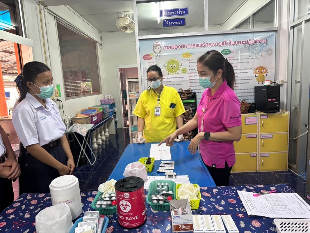 4 มี.ค.68 รพ.สต.บ้านสันป่าไร่ ทดสอบความชำนาญ การตรวจคัดกรองสารเสพติดในปัสสาวะ(เมทแอมเฟตามีน) ประจำปี พ.ศ.2568 ด้วยวัตถุทดสอบจากศูนย์วิทยาศาสตร์การแพทย์ที่ 2 พิษณุโลก