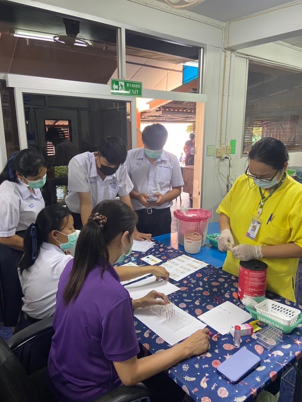 4 มี.ค.68 รพ.สต.บ้านสันป่าไร่ จัดกิจกรรมโครงการตรวจสารเคมีตกค้างในเลือดกลุ่มวัยทำงาน งบกองทุนหลักประกันสุขภาพ โดยมีกิจกรรม เจาะเลือด , จ่ายยาสมุนไพรชาชงรางจืด ผู้ร่วมกิจกรรม 100 คน 