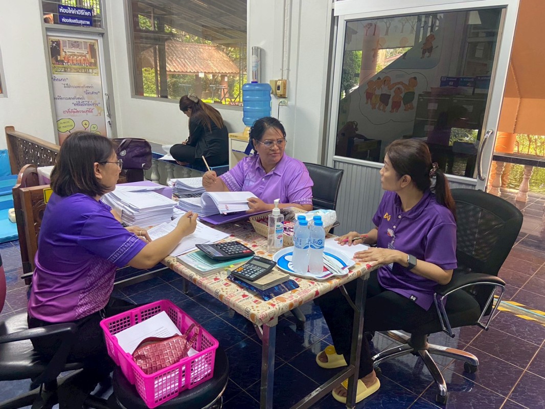 1 เม.ย.68 รพ.สต.บ้านสันป่าไร่ รับการตรวจสอบ ติดตาม งานการเงินและคลังยา จาก กองคลัง อบจ.ตาก