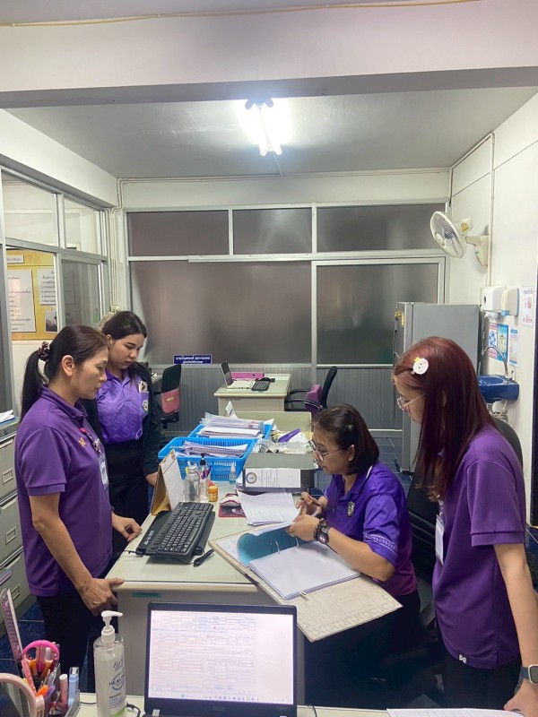 1 เม.ย.68 รพ.สต.บ้านสันป่าไร่ รับการตรวจสอบ ติดตาม งานการเงินและคลังยา จาก กองคลัง อบจ.ตาก