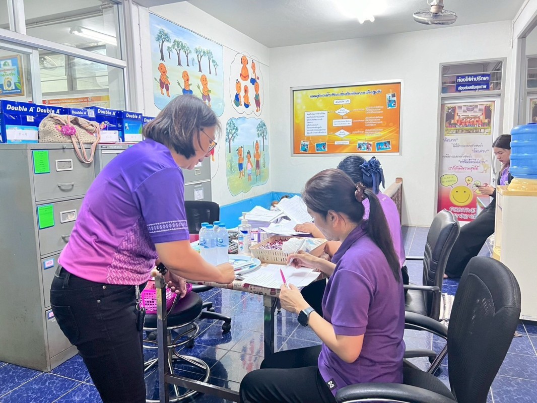 1 เม.ย.68 รพ.สต.บ้านสันป่าไร่ รับการตรวจสอบ ติดตาม งานการเงินและคลังยา จาก กองคลัง อบจ.ตาก