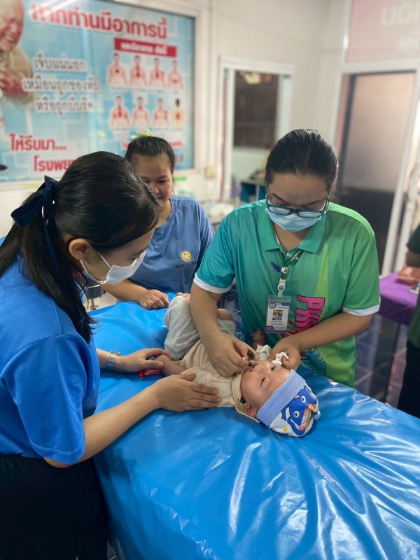 9 เม.ย.68 รพ.สต.บ้านสันป่าไร่ ให้บริการฉีดวัคซีนเด็กอายุ 2 เดือน ถึง 4 ปี จำนวน 23 ราย และตรวจสุขภาพช่องปาก,เคลือบฟลูออไรด์,ให้ทันตสุขศึกษาแก่ผู้ปกครองเด็ก,เจาะเลือดตรวจความเข้มข้นของเลือด(Hct),จ่ายยา para syr และ ferrous syr