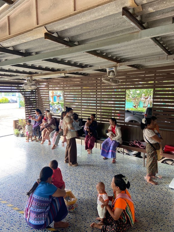 14 พ.ค.68 รพ.สต.บ้านสันป่าไร่ ฉีดวัคซีนเด็ก อายุ 2 เดือน ถึง 4 ปี จำนวน 38 ราย และ ตรวจสุขภาพช่องปาก,เคลือบฟลูออไรด์,ให้ทันตสุขศึกษาแก่ผู้ปกครองเด็ก,เจาะเลือดตรวจhct,จ่ายยา para syr , ferrous syr