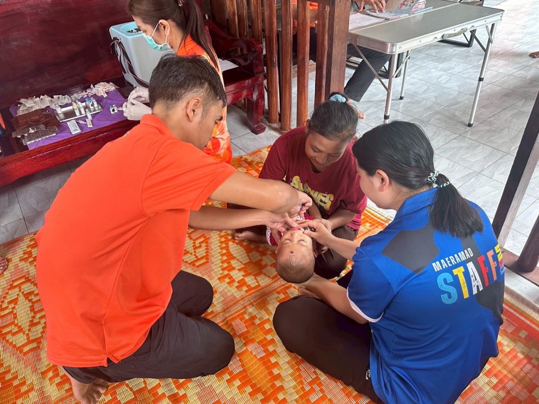 15 พ.ค.2568 รพ.สต.บ้านสันป่าไร่ ออกหน่วยฉีดวัคซีนเด็ก อายุ 2 เดือน ถึง 4 ปี เขต สสช.ห้วยกระทิง (หมู่ 6 ตำบลพระธาตุ)จำนวน 12 ราย ,เจาะเลือดตรวจ hct , จ่ายยา para syr , ferrous syr และ ประชุม อสม.หมู่ 6 บ้านห้วยกระทิง