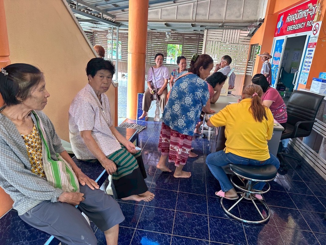 20 พ.ค.68 รพ.สต.บ้านสันป่าไร่ วัดความดันโลหิต ผู้ป่วยโรคความดันโลหิตสูง (กลุ่ม 2) จำนวน 48 ราย และเจาะเลือด จำนวน 19 ราย