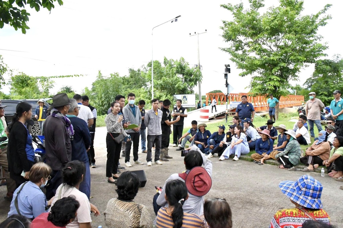 นายกจอย ลงพื้นที่บ้านท่าไผ่ ต.ยกกระบัตร อ.สามเงา