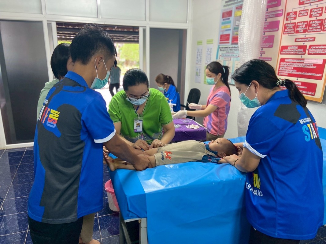 30 พ.ค.68 รพ.สต.บ้านสันป่าไร่ รณรงค์ฉีดวัคซีนป้องกันไข้หวัดใหญ่ กลุ่มเสี่ยง (เด็กอายุ 6 เดือน ถึง 2ปี 11 เดือน) จำนวน 70 ราย