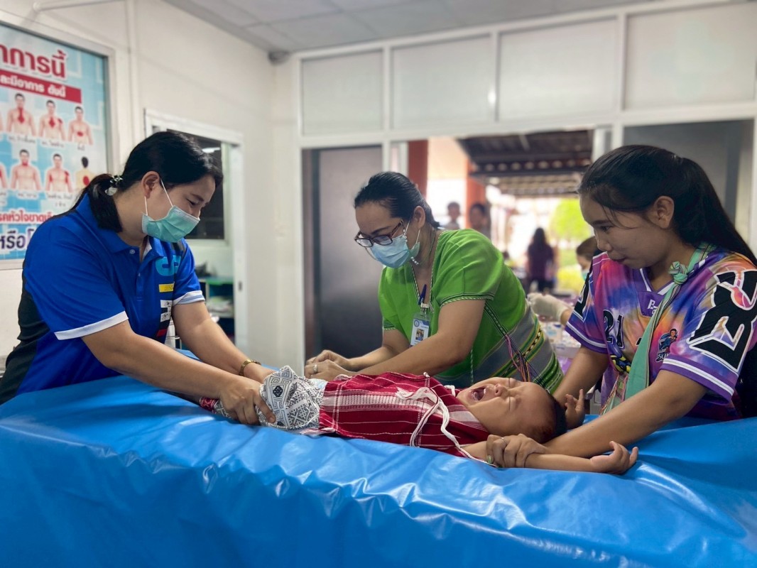 30 พ.ค.68 รพ.สต.บ้านสันป่าไร่ รณรงค์ฉีดวัคซีนป้องกันไข้หวัดใหญ่ กลุ่มเสี่ยง (เด็กอายุ 6 เดือน ถึง 2ปี 11 เดือน) จำนวน 70 ราย