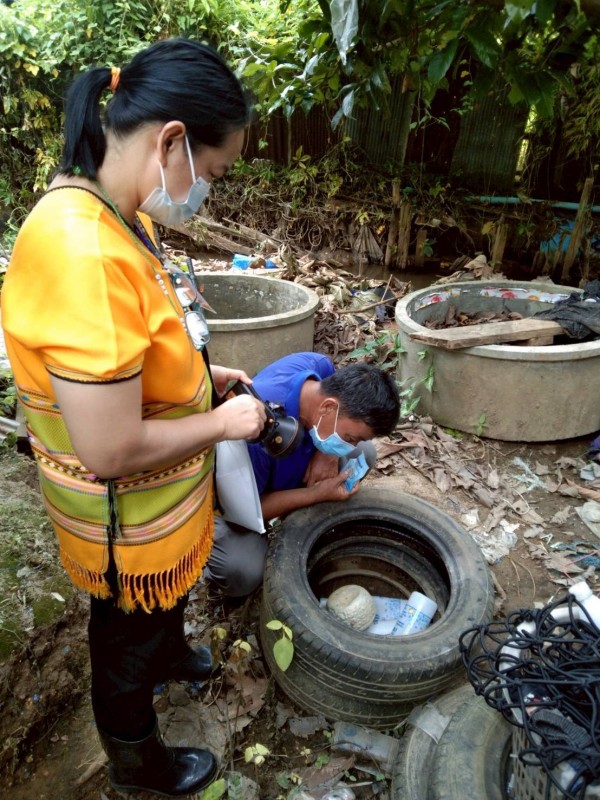 13 มิถุนายน 2568 รพ.สต.บ้านสันป่าไร่ร่วมกับอาสาสมัครสาธารณสุขหมู่ที่ 5 บ้านสันป่าไร่และอบต.พระธาตุ ออกควบคุมโรครอบที่1 เคส นส.พิชชญา ติ๊บลังกา ผลการดำเนินงาน บ้านผู้ป่วย ภาชนะทั้งหมด 17  ชิ้น ไม่พบลูกน้ำยุงลาย รอบบ้านผู้ป่วยรัศมี 100 เมตร หลังคาเรือนทั้งห