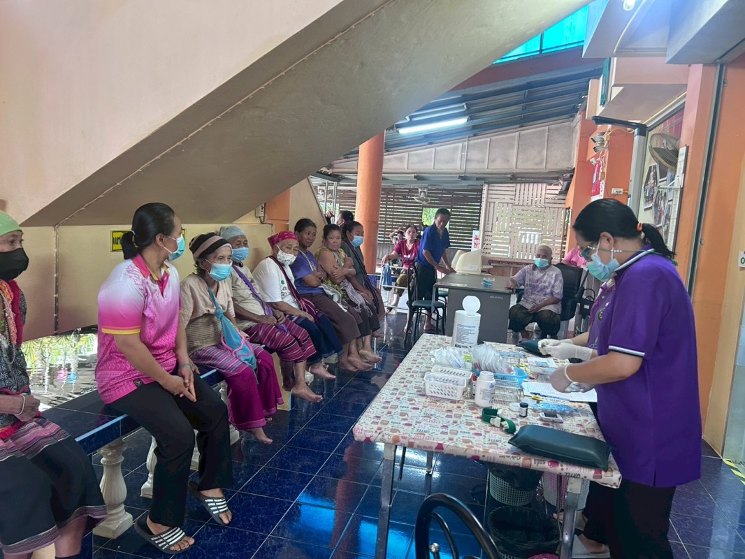 17 มิ.ย.68 รพ.สต.บ้านสันป่าไร่ เจาะเลือดผู้ป่วยโรคความดันโลหิตสูง กลุ่มที่ 3 จำนวน 21 ราย