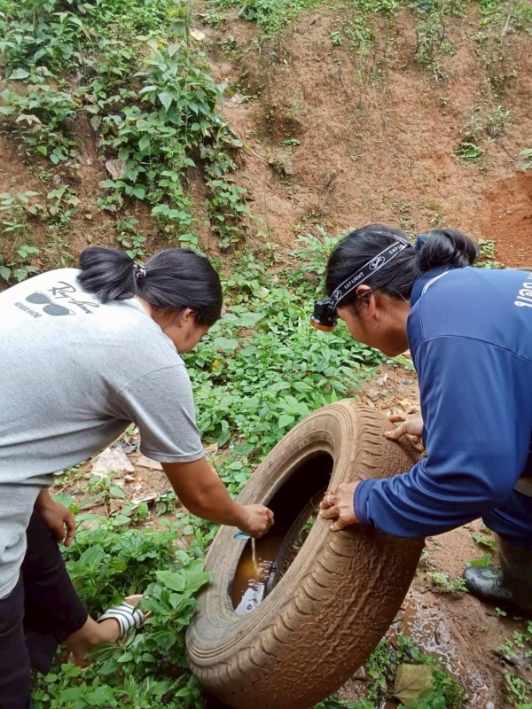 18 มิถุนายน 2568 รพ.สต.บ้านสันป่าไร่ ร่วมกับอาสาสมัครสาธารณสุข หมู่ที่ 2,3,5,6และ7 รณรงค์สำรวจและทำลายแหล่งเพาะพันธ์ลูกน้ำยุงลาย รอบที่ 2 เดือน มิถุนายน 2568