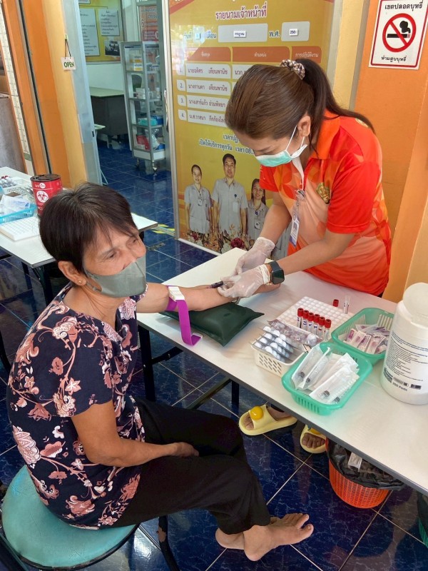 3 ก.ค.68 รพ.สต.บ้านสันป่าไร่ รณรงค์ตรวจคัดกรองไวรัสตับอักเสบบีและซี โดยการเจาะเลือด ให้แก่กลุ่มเป้าหมาย อายุ 34 ปีขึ้นไป