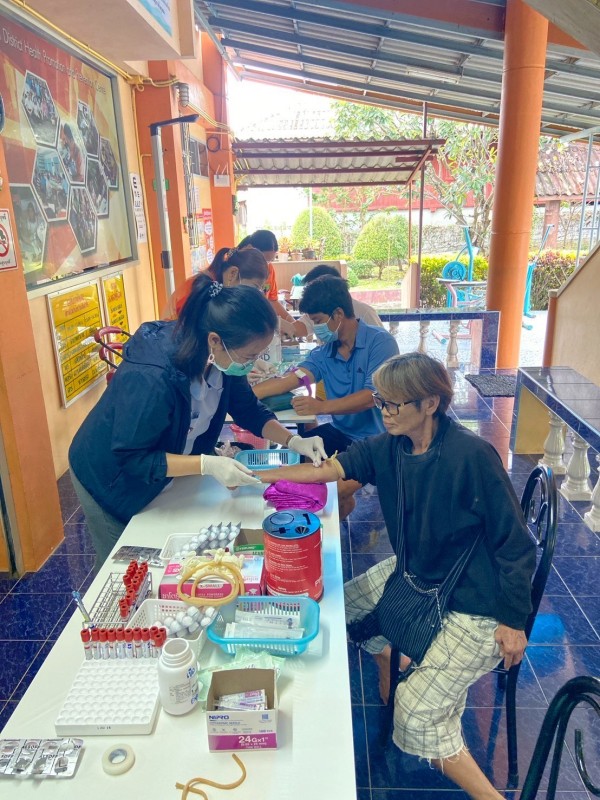 3 ก.ค.68 รพ.สต.บ้านสันป่าไร่ รณรงค์ตรวจคัดกรองไวรัสตับอักเสบบีและซี โดยการเจาะเลือด ให้แก่กลุ่มเป้าหมาย อายุ 34 ปีขึ้นไป