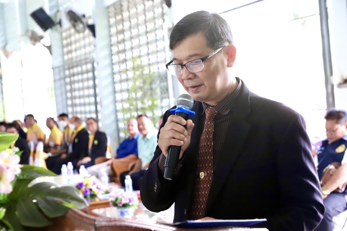 นายก อบจ.ตาก (นายกจอย) ร่วมการประชุมผู้ปกครองโรงเรียนสามเงาวิทยาคม พร้อมมอบงบประมาณสนับสนุนการจัดซื้อครุภัณฑ์ จำนวน 432,000 บาท 