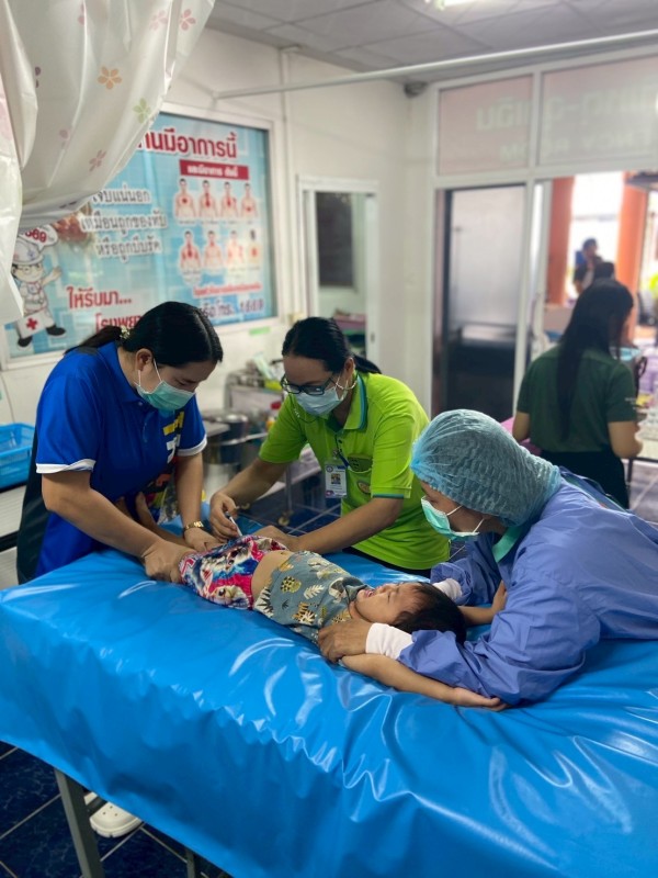 9 ก.ค.68 ช่วงเช้า รพ.สต.บ้านสันป่าไร่ ให้บริการฉีดวัคซีนเด็ก,ตรวจสุขภาพช่องปาก,เคลือบฟลูออไรด์,ให้ทันตสุขศึกษา,เจาะเลือดตรวจHct,จ่ายยาpara syrup,ferrous syr จำนวน 29 ราย