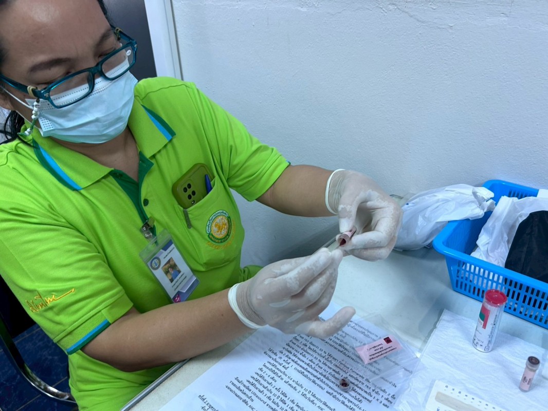 9 ก.ค.68 ช่วงบ่าย รพ.สต.บ้านสันป่าไร่ ทดสอบความชำนาญทางห้องปฏิบัติการหน่วยบริการปฐมภูมิ รอบที่ 2/2568 ด้วยวัตถุชุดทดสอบจากศูนย์วิทยาศาสตร์การแพทย์ที่ 2 พิษณุโลก