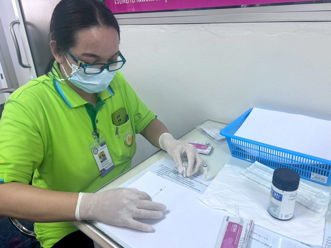 9 ก.ค.68 ช่วงบ่าย รพ.สต.บ้านสันป่าไร่ ทดสอบความชำนาญทางห้องปฏิบัติการหน่วยบริการปฐมภูมิ รอบที่ 2/2568 ด้วยวัตถุชุดทดสอบจากศูนย์วิทยาศาสตร์การแพทย์ที่ 2 พิษณุโลก