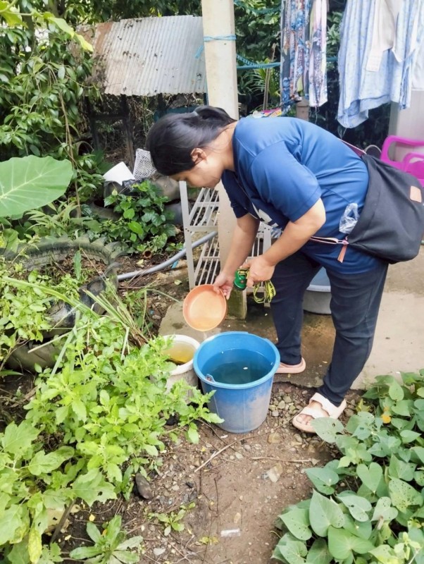 18 กรกฎาคม 2568 รพ.สต.บ้านสันป่าไร่ร่วมกับอาสาสมัครสาธารณสุขหมู่ที่2,3,5,6และ7 สำรวจและทำลายแหล่งเพาะพันธ์ลูกน้ำยุงลาย รอบที่ 2 เดือน กรกฎาคม 2568