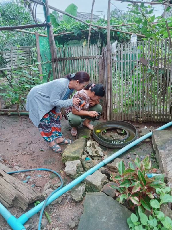 18 กรกฎาคม 2568 รพ.สต.บ้านสันป่าไร่ร่วมกับอาสาสมัครสาธารณสุขหมู่ที่2,3,5,6และ7 สำรวจและทำลายแหล่งเพาะพันธ์ลูกน้ำยุงลาย รอบที่ 2 เดือน กรกฎาคม 2568