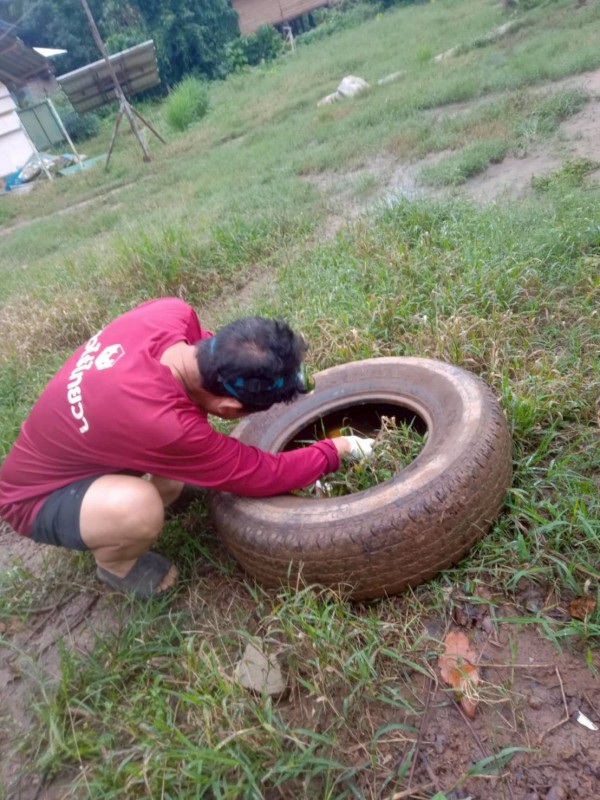 18 กรกฎาคม 2568 รพ.สต.บ้านสันป่าไร่ร่วมกับอาสาสมัครสาธารณสุขหมู่ที่2,3,5,6และ7 สำรวจและทำลายแหล่งเพาะพันธ์ลูกน้ำยุงลาย รอบที่ 2 เดือน กรกฎาคม 2568