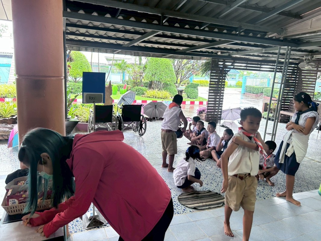 23 ก.ค.68 รพ.สต.บ้านสันป่าไร่ ฉีดวัคซีนให้แก่นักเรียน ชั้น ป.1 และ ป.2 ปีการศึกษา 2568 (ที่ไม่มีประวัติการได้รับวัคซีน/มีประวัติได้รับวัคซีนไม่ครบตามเกณฑ์) ครั้งที่ 1 จำนวน 4 ร.ร. 28 ราย