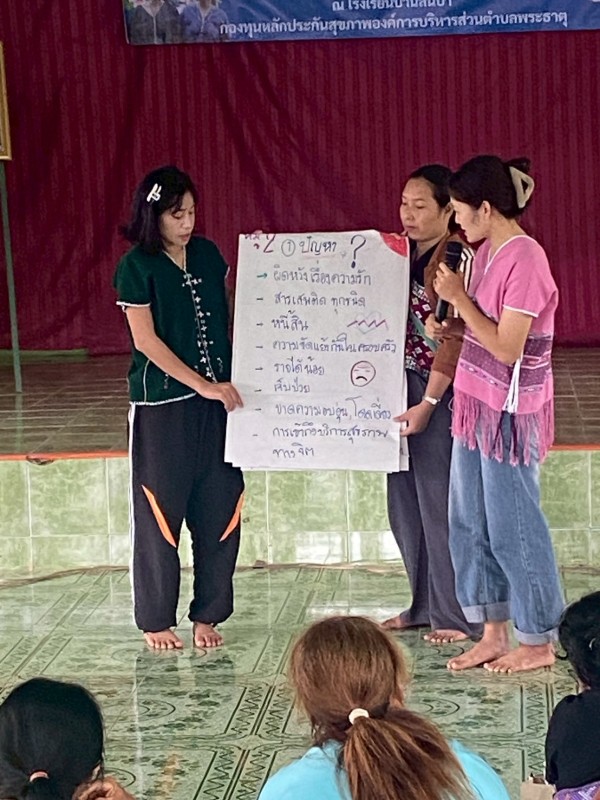 24 กรกฎาคม 2568 จนท.รพ.สต.บ้านสันป่าไร่ร่วมกับเครือข่ายเฝ้าระวังการฆ่าตัวตาย จัดกิจกรรมโครงการป้องกันและแก้ไขปัญหาการฆ่าตัวตายในกลุ่มผู้สูงอายุชาวเขาเผ่ากระเหรี่ยง โดยมีการคืนข้อมูลการดำเนินงานที่ผ่านมา มีการให้ความรู้เกี่ยวกับสุขภาพจิตและมีการแบ่งกลุ่มเพ