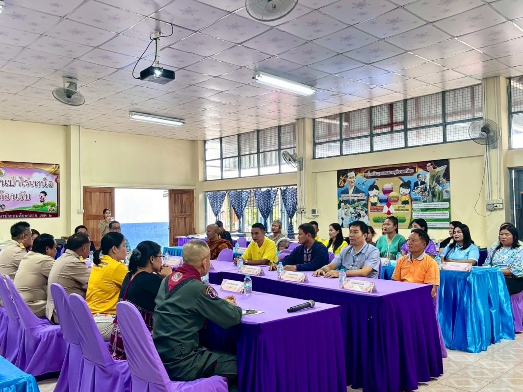 4 สิงหาคม 2568 นายอดิศร เทียนพานิช ผอ.รพ.สต.บ้านสันป่าไร่ ร่วมต้อนรับและให้ข้อมูลกับคณะกรรมการประเมินคุณภาพภายนอกจากสำนักงานรับรองมาตรฐานและประเมินคุณภาพการศึกษา(องค์กรมหาชน) สมศ. รอบที่ 5 ประจำปีงบประมาณ 2568 ณ ห้องประชุมโรงเรียนบ้านป่าไร่เหนือ