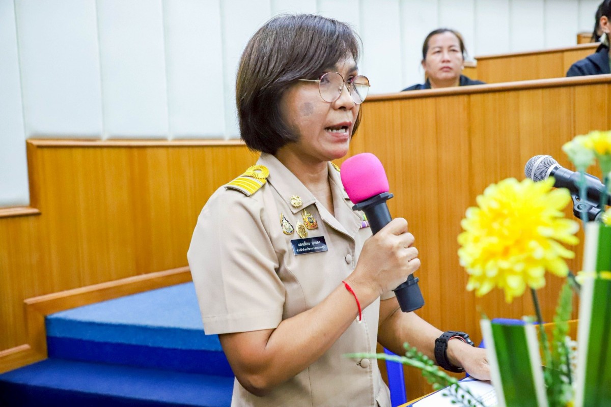 รองปลัด อบจ.ตาก เป็นประธานเปิดโครงการฝึกอบรมส่งเสริมการสร้างสุขภาวะที่ดีวิถีใหม่ ประจำปีงบประมาณ 2568