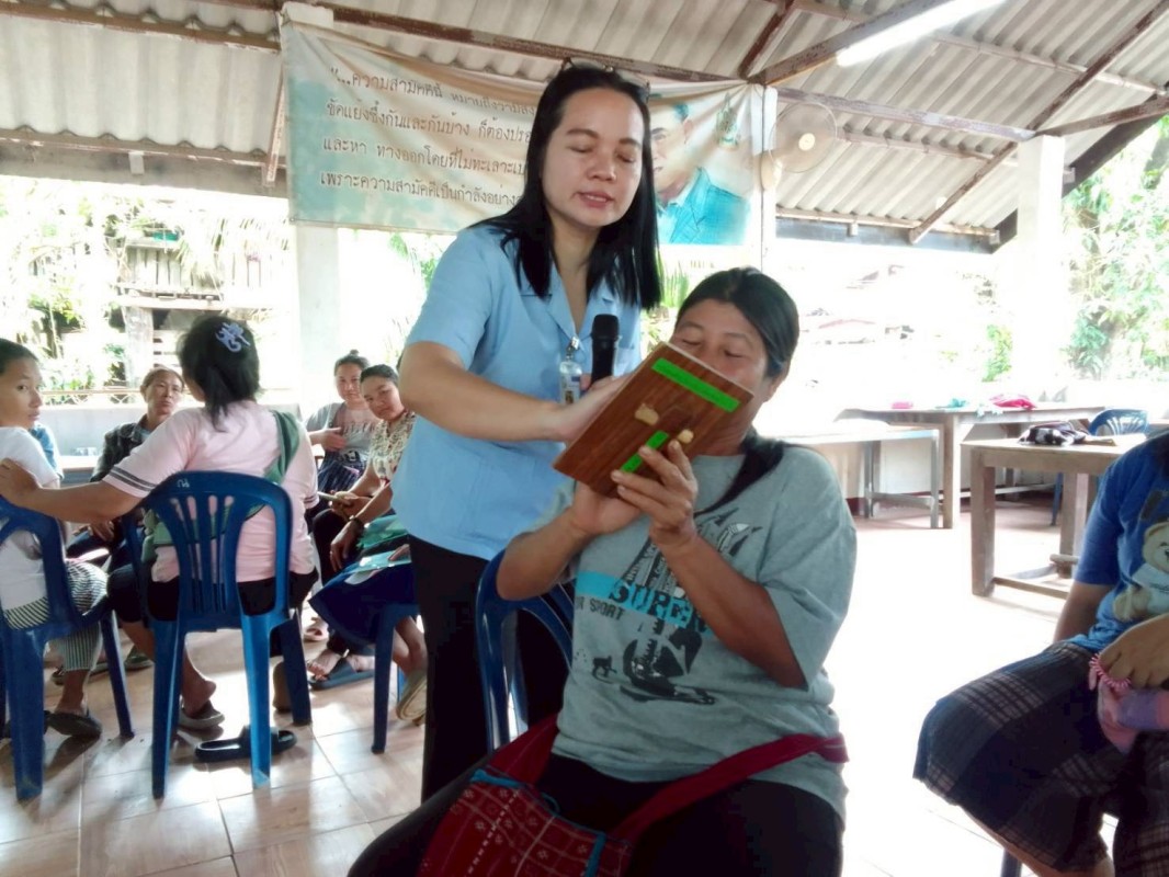 30 สิงหาคม 2568 นางอัจฉรา ทวีเกื้อกูลกิจ นายกองค์การบริหารส่วนจังหวัดตาก มอบหมายให้ รพ.สต.บ้านสันป่าไร่ โดยนางเสาร์แก้ว อ่วมพิทยา เจ้าพนักงานสาธารณสุข เป็นวิทยากรอบรมให้ความรู้โครงการพระราชดำริด้านสาธารณสุข โครงการสืบสานพระราชปณิธานสมเด็จย่าต้านภัยมะเร็งเ
