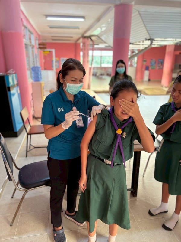 3 ก.ย.68 รพ.สต.บ้านสันป่าไร่ ให้บริการฉีดวัคซีนให้แก่นักเรียน ชั้น ป.1 , ป.2 , ป.5 และ ป.6 จำนวน 6 โรงเรียน ทั้งหมด 118 คน