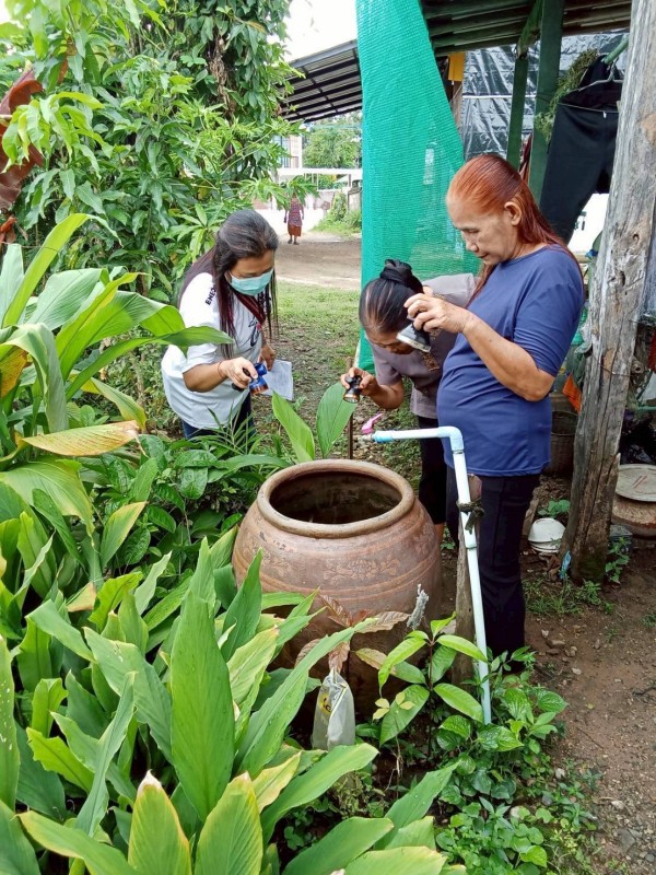 9 กันยายน 2568 นางอัจฉรา ทวีเกื้อกูลกิจ นายกองค์การบริหารส่วนจังหวัดตาก มอบหมายให้ รพ.สต.บ้านสันป่าไร่ ร่วมกับ อาสาสมัครสาธารณสุข หมู่ที่ 2,3,5,6และ7 ตำบลพระธาตุ รณรงค์สำรวจและทำลายแหล่งเพาะพันธ์ลูกน้ำยุงลาย รอบที่ 1 เดือน กันยายน 2568