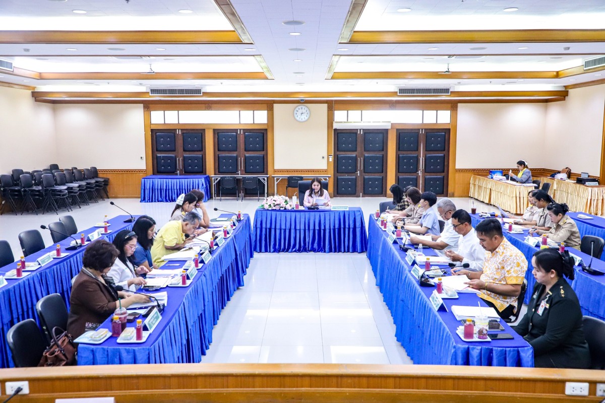 นายกจอย  (นายก อบจ.ตาก) เป็นประธานการประชุมคณะกรรมการกองทุนฟื้นฟูสมรรถภาพจังหวัดตากครั้งที่ 4/2568