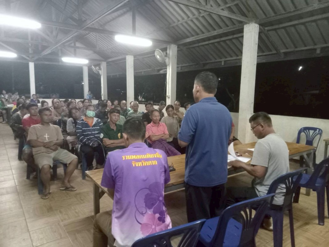 2 ตุลาคม 2568 นางอัจฉรา ทวีเกื้อกูลกิจ นายกองค์การบริหารส่วนจังหวัดตาก มอบหมายให้ นางเสาร์แก้ว อ่วมพิทยา เจ้าพนักงานสาธารณสุข รพ.สต.บ้านสันป่าไร่ เข้าร่วมประชุมประจำเดือนของหมู่บ้าน เพื่อรับฟังข้อมูลข่าวสารจากทางอำเภอแม่ระมาด พร้อมทั้งแจ้งสถานการณ์โรคติดต