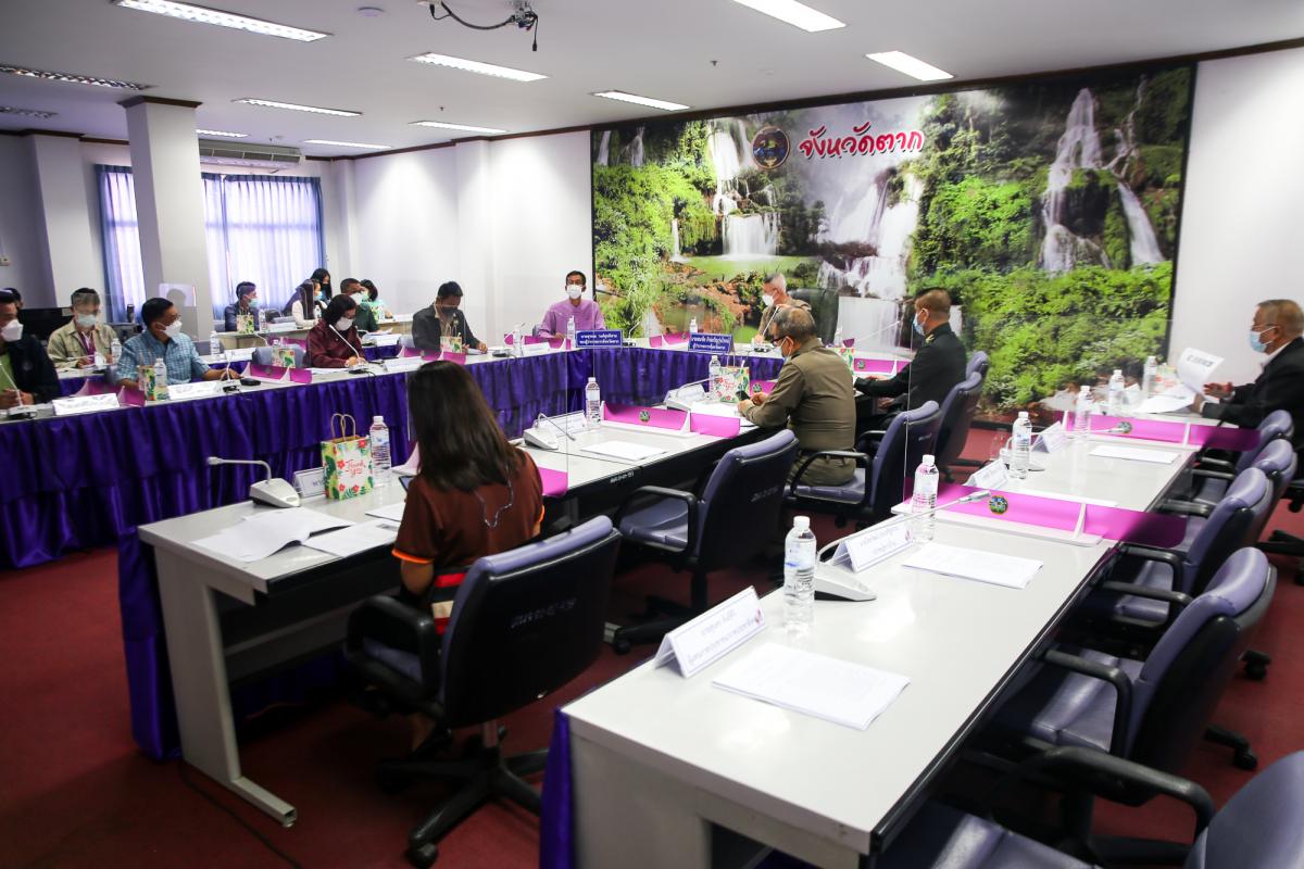 เข้าร่วมการประชุมคณะกรรมการขับเคลื่อนไทยไปด้วยกันระดับจังหวัด จังหวัดตาก ครั้งที่ 1/2565