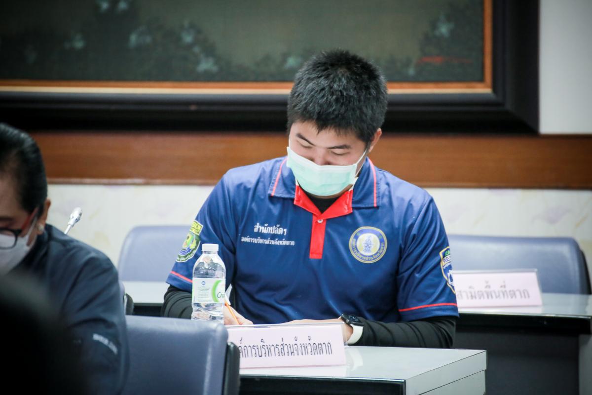 เข้าร่วมการประชุมคณะกรรมการศูนย์อำนวยการความปลอดภัยทางถนนจังหวัดตาก ครั้งที่ 1/2565