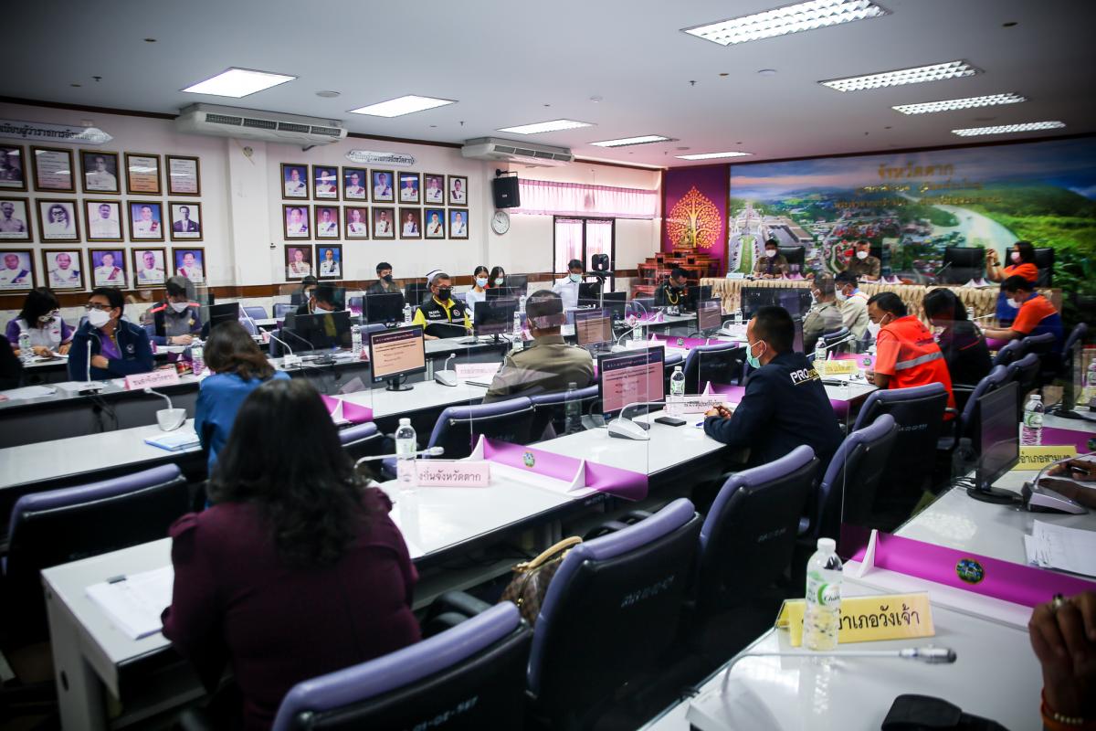 เข้าร่วมการประชุมคณะกรรมการศูนย์อำนวยการความปลอดภัยทางถนนจังหวัดตาก ครั้งที่ 1/2565