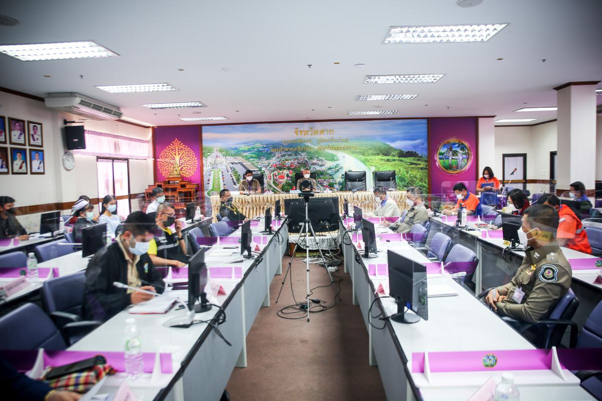 เข้าร่วมการประชุมคณะกรรมการศูนย์อำนวยการความปลอดภัยทางถนนจังหวัดตาก ครั้งที่ 1/2565