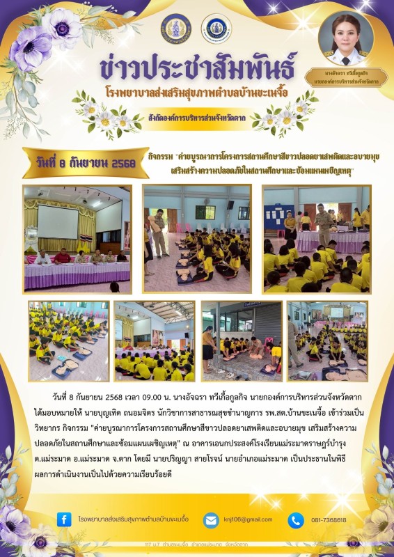 8 กันยายน 68 วิทยากร รร.ราษฎร์บำรุง