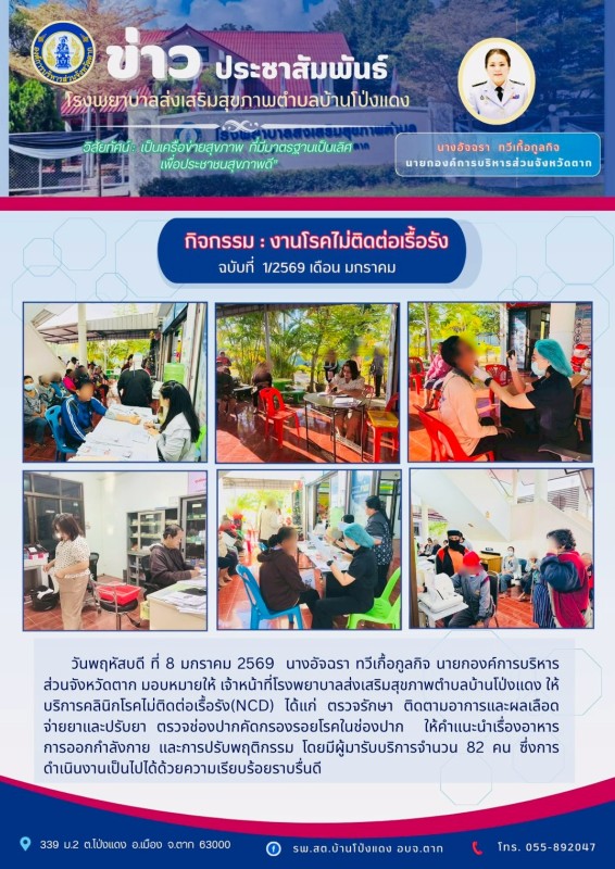 วันที่ 8 มกราคม 2569 (บ้านโป่งแดง)