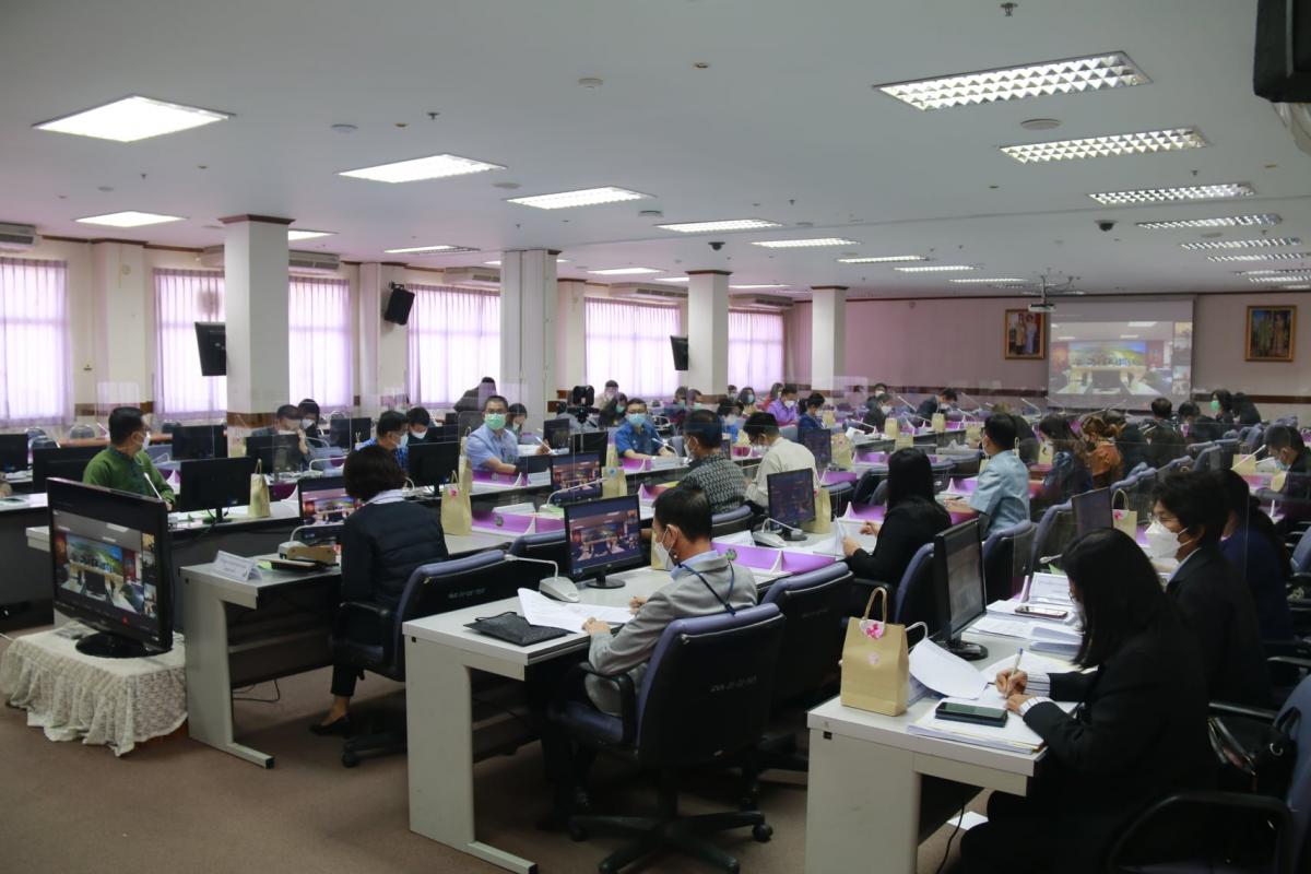 เข้าร่วมการประชุมการตรวจราชการตามแผนการตรวจราชการแบบบูรณาการของผู้ตรวจราชการสำนักนายกรัฐมนตรี และผู้ตรวจการกระทรวง ประจำปีงบประมาณ พ.ศ.2565 รอบที่ 1