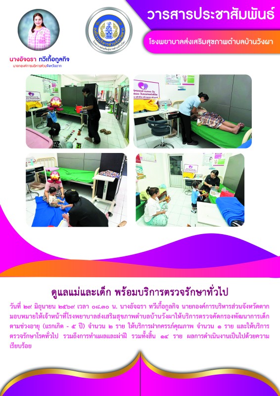 วันที่ 29 มิถุนายน 2569 (บ้านวังผา)