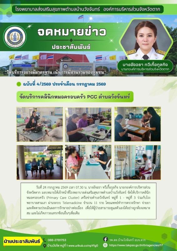 วันที่ 24 กรกฎาคม 2569 (บ้านวังจันทร์)