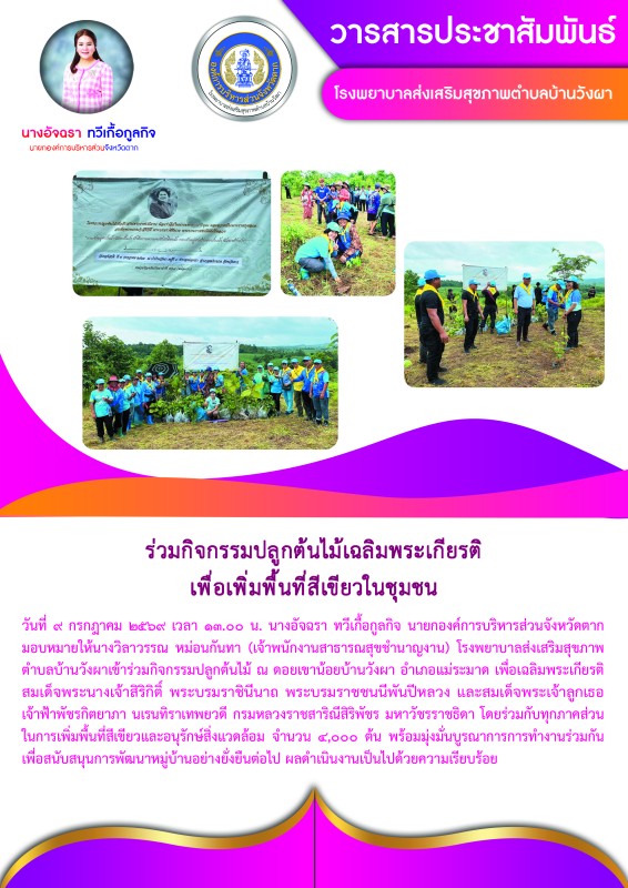 วันที่ 9 กรกฎาคม 2569 (บ้านวังผา)