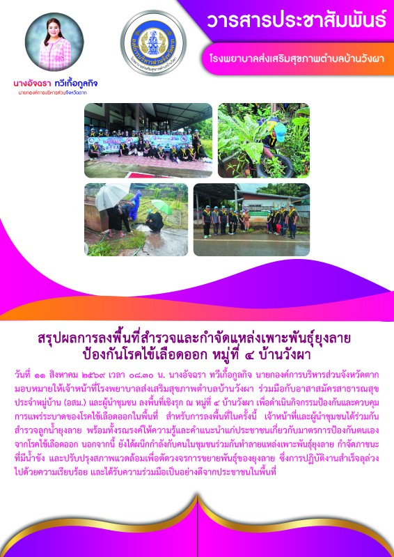วันที่ 11 สิงหาคม 2569 (บ้านวังผา)